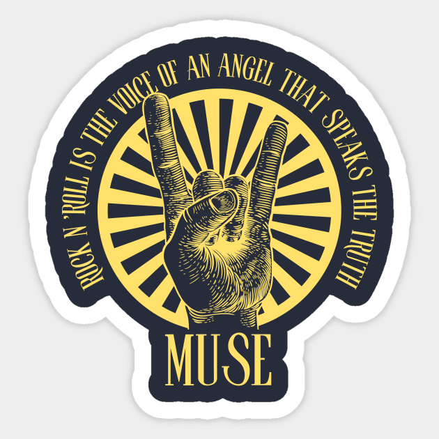 Muse Sticker by aliencok